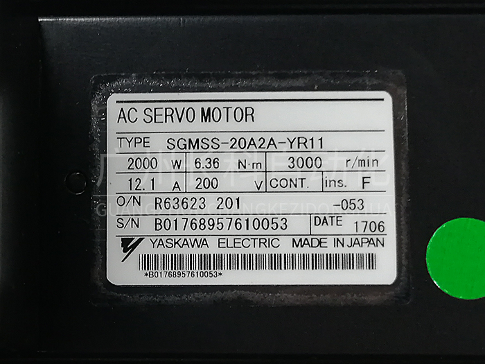 安川2KW伺服電機SGMSS-20A2A-YR11 安川2KW伺服電機SGMSS-20A2A-YR11